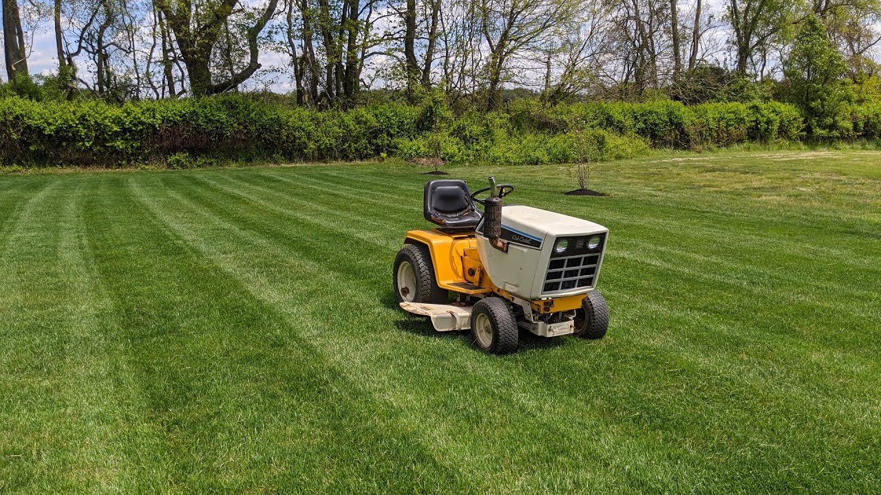 Diesel Therapy Session - First Mow With the Cub Cadet 882 (GoPro)