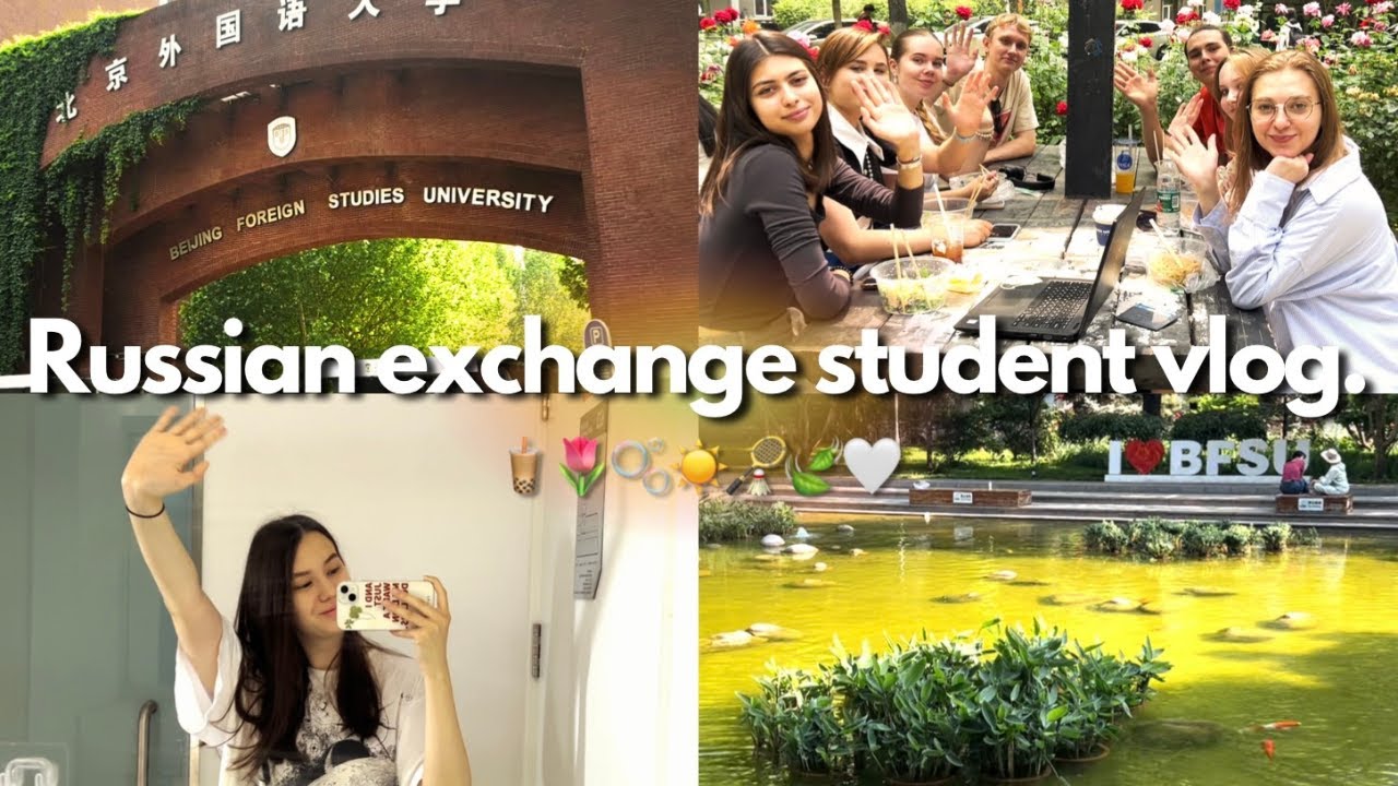 A day of life as a Russian Exchange Student in China #university #ibsbfsu #students