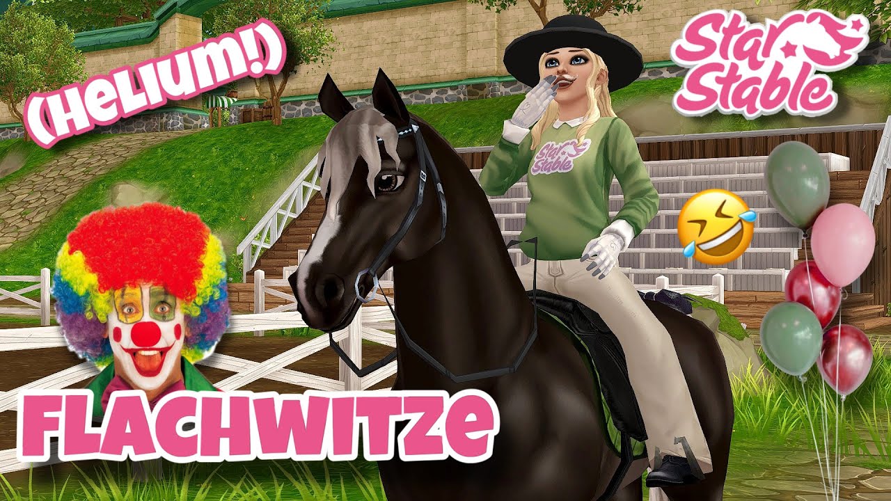 HELIUM Flachwitz CHALLENGE!😳🤣 // Star Stable Leveltime🐎