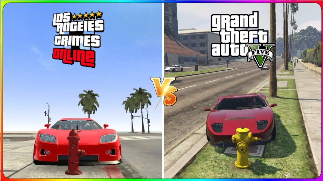 GTA 5 vs Los Angeles Crimes Comparison