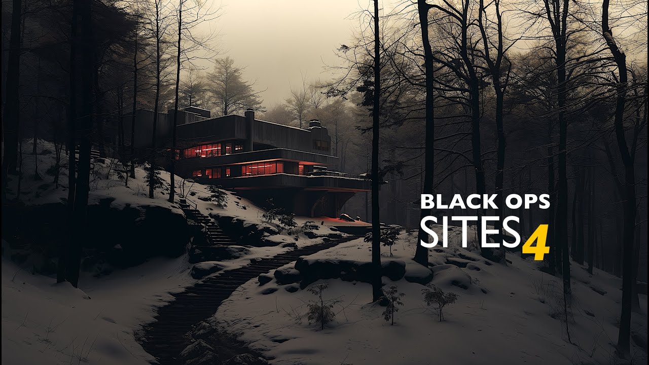 DARK Winter: BLACK OPS Sites 4 | Ambient Focus Music 4K
