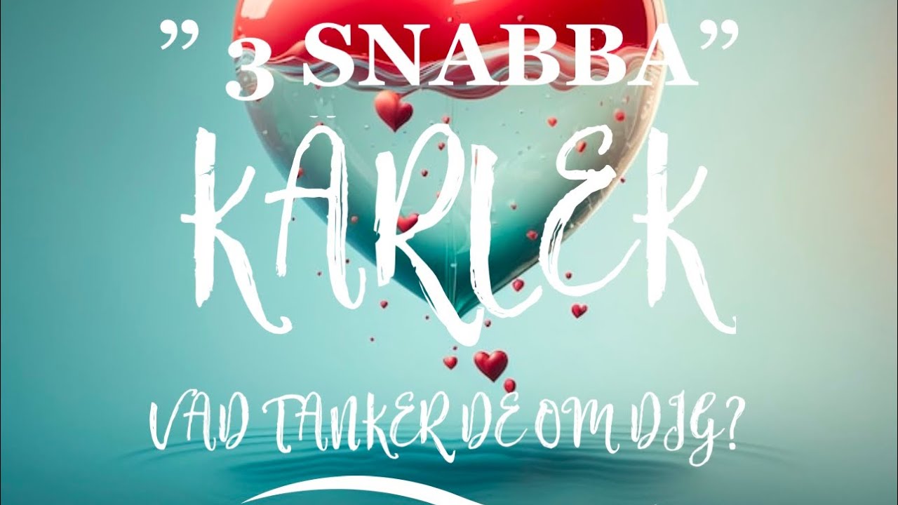 ✨ALLA TECKEN✨ VAD KÄNNER/ TÄNKER DE OM DIG???✨👀😇❤️ KÄRLEK❤️❤️❤️🍀
