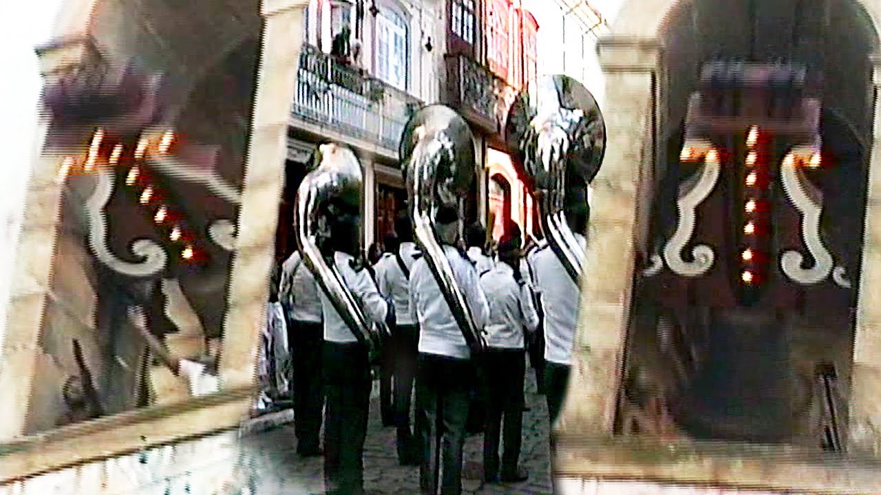 Igreja da Matriz do Pilar - Saída da procissão - Domingo da Ressurreição em 1991 - São João del-Rei