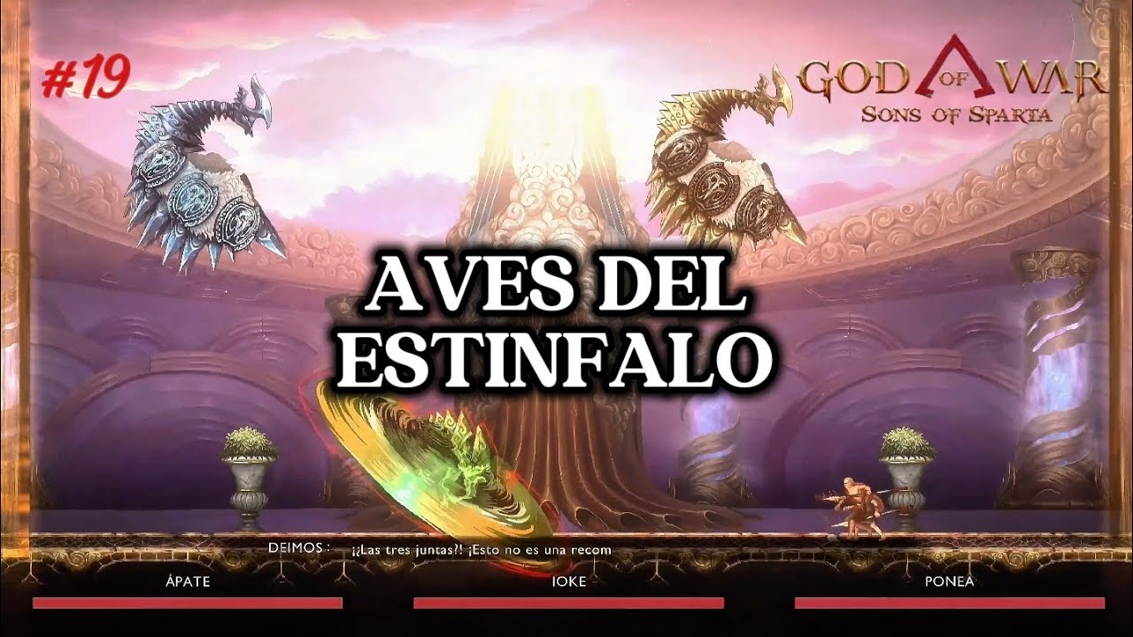 Las 3 Aves Del Estinfalo | God Of War Sons Of Sparta | 4K