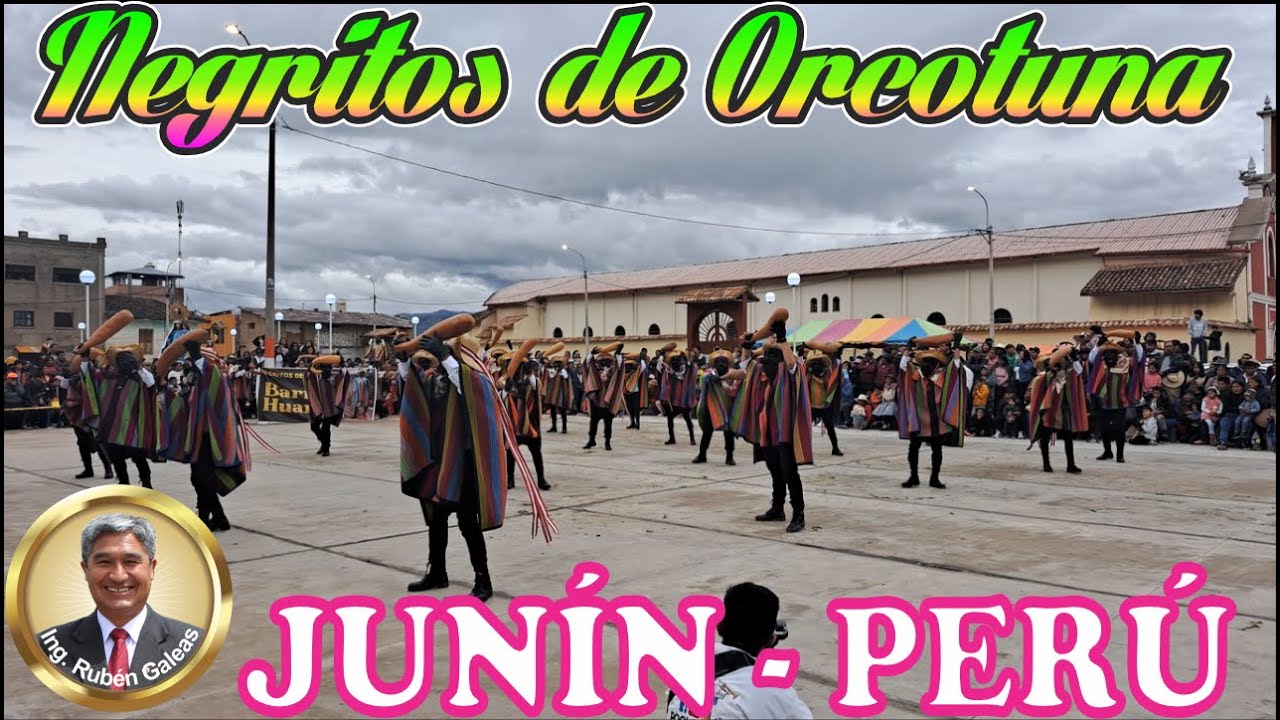 #huancayo. Danza de los NEGRITOS DE ORCOTUNA para adorar al Niño Jesús.