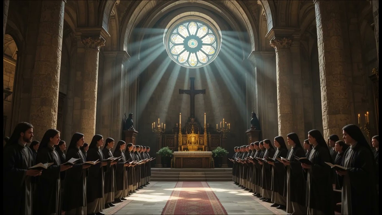 Gregorian Chants in a Candlelit Cathedral | Sacred Prayer & Deep Meditation