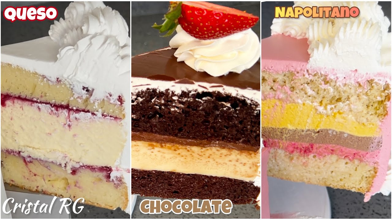 3 Pasteles Gourmet 2025 con rellenos diferentes/ Especiales día de las madres