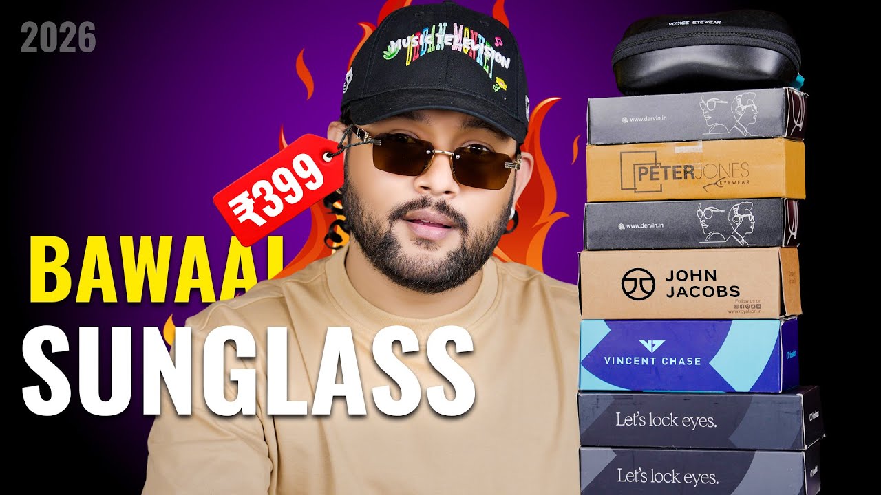 10 Best Sunglasses Under ₹500 - ₹2000 For Men/Women 🔥 Lenskart, Sunglass Haul 2026 | ONE CHANCE