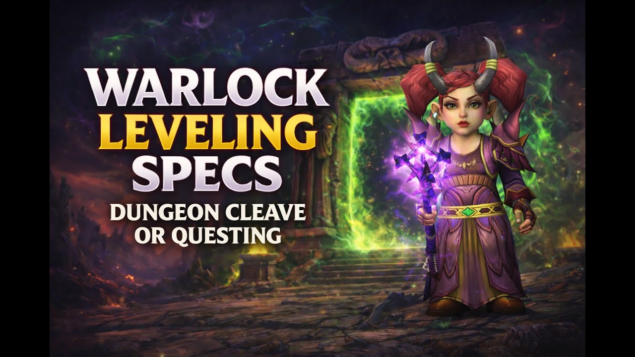 Warlock Leveling Specs &ndash; Dungeon Cleave or Questing (TBC Anniversary)