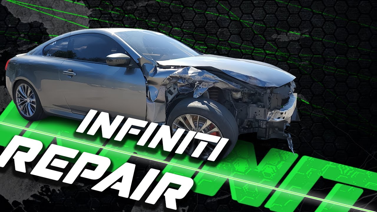 This Infiniti's Right Side Was DESTROYED. Правая сторона этого Infiniti была РАЗРУШЕНА.