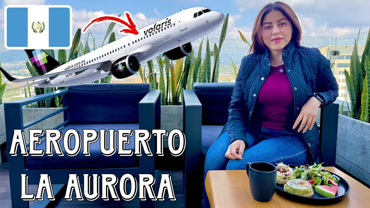 DELICIOSO DESAYUNO CON VISTA DE AVIONES EN GUATEMALA 🇬🇹 TERRAZA CATORCE | 4K | Celinaz