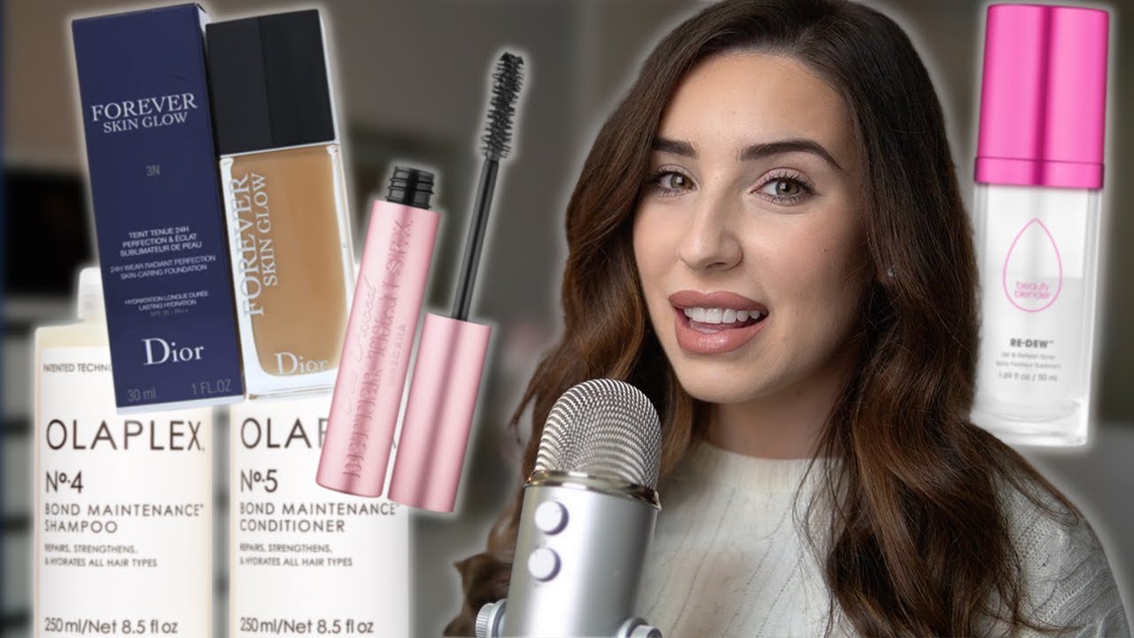 ASMR Whispered Makeup Haul & Tapping💄💋