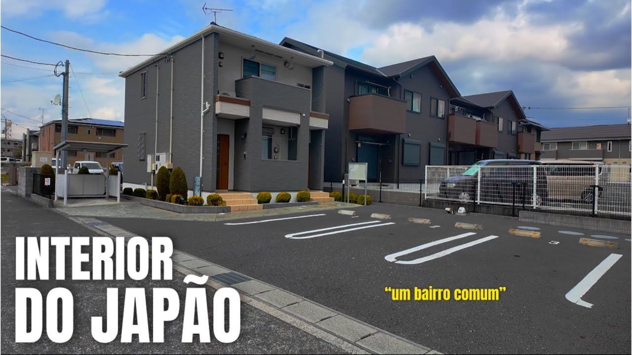 Um bairro comum no interior do Japão