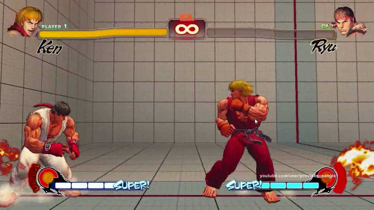 Ken and Ryu swap places