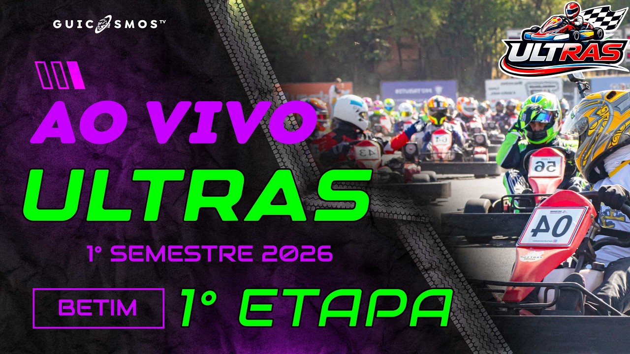 ULTRAS 2026 AO VIVO! | A Nova Potência do Kart em Minas – Terça, 21h | Guicosmos TV