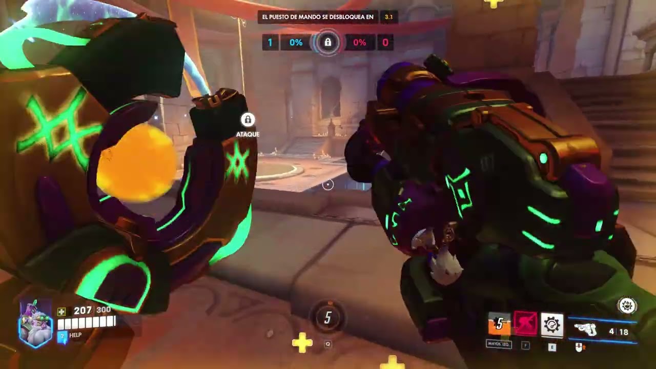 Overwatch  TEMPORADA 1 CONQUISTA  NEPAL  CONTROL  5v5 JUEGO COMPETITIVO  #02