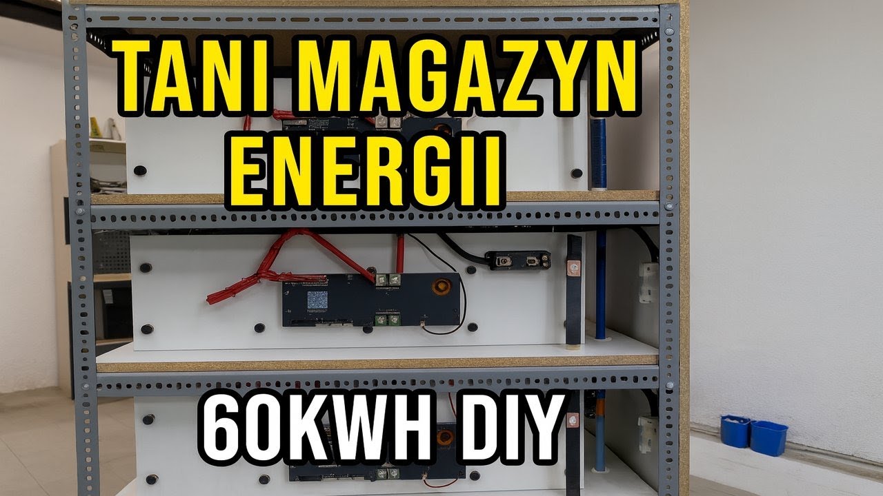 Tani Magazyn Energii 60kWh DIY – Jak Zbudować Własny Magazyn do Fotowoltaiki oraz systemu off-grid.