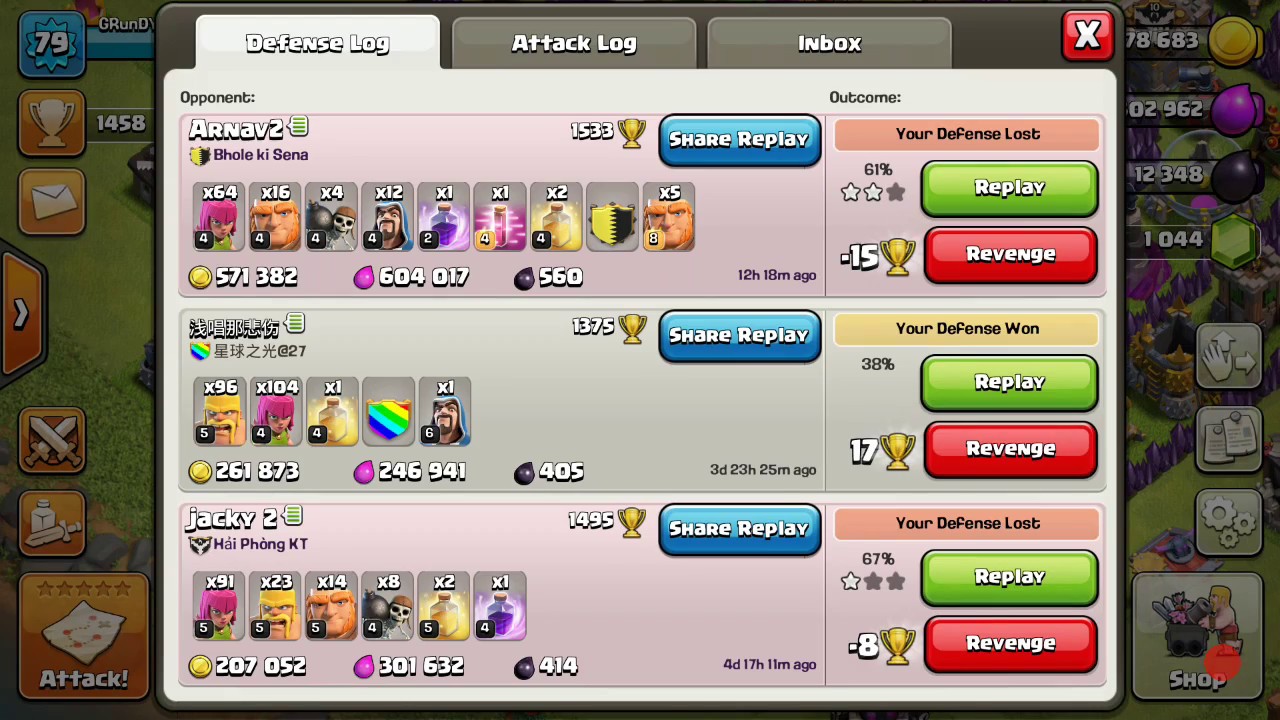 Clash of Clans : How to 3 star with GoVaPe th8 (2017) Maxed townhall 8