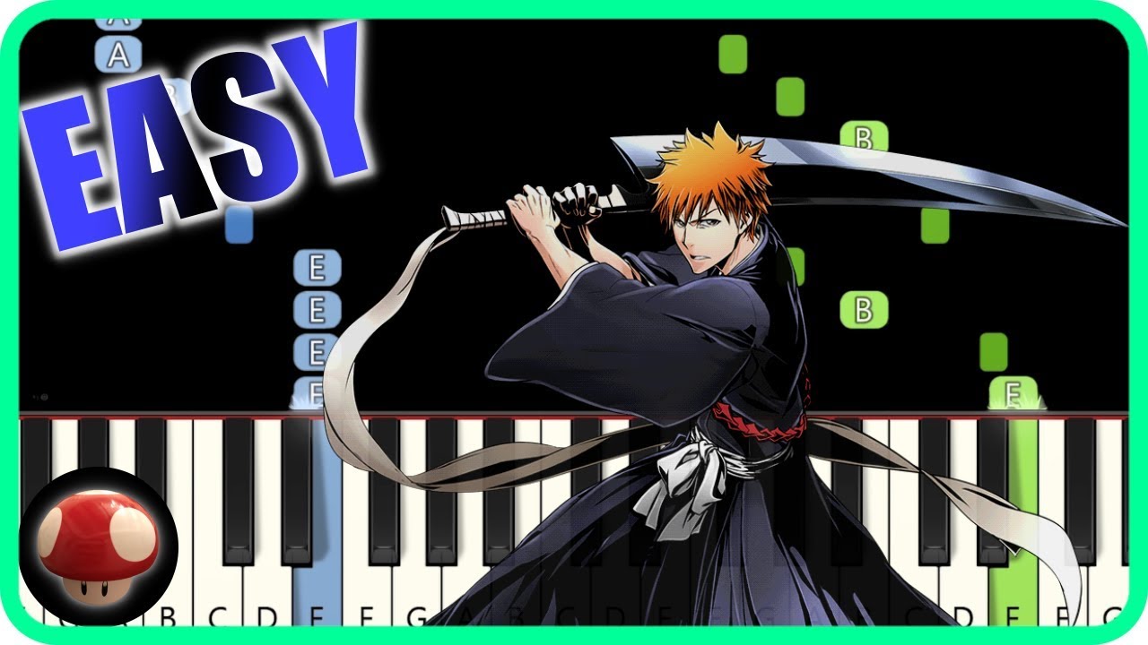 Bleach Ending 28 - Haruka Kanata - EASY Piano Tutorial / ハルカカナタ【ピアノ簡単楽譜】ブリーチED28 by TAM