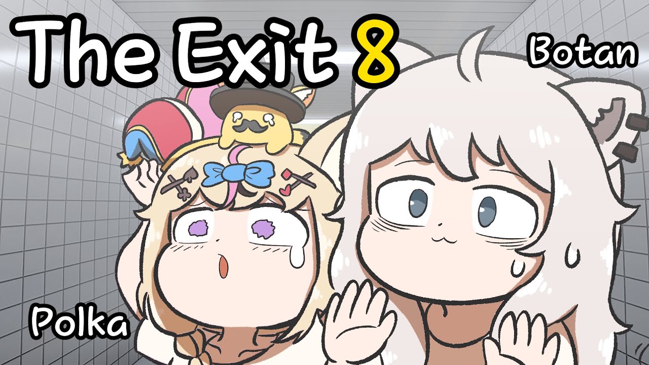 【Hololive】 Polka, Botan's Horror game reaction 【OmaruPolka/ShishiroBotan/Clip/Ebihurai/Comic】