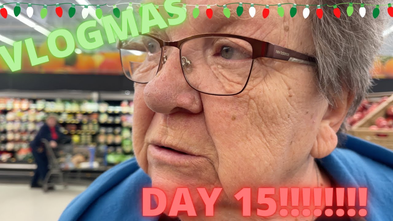 VLOGMAS DAY 15!!!!!| SHOPPING WITH GRAN!!