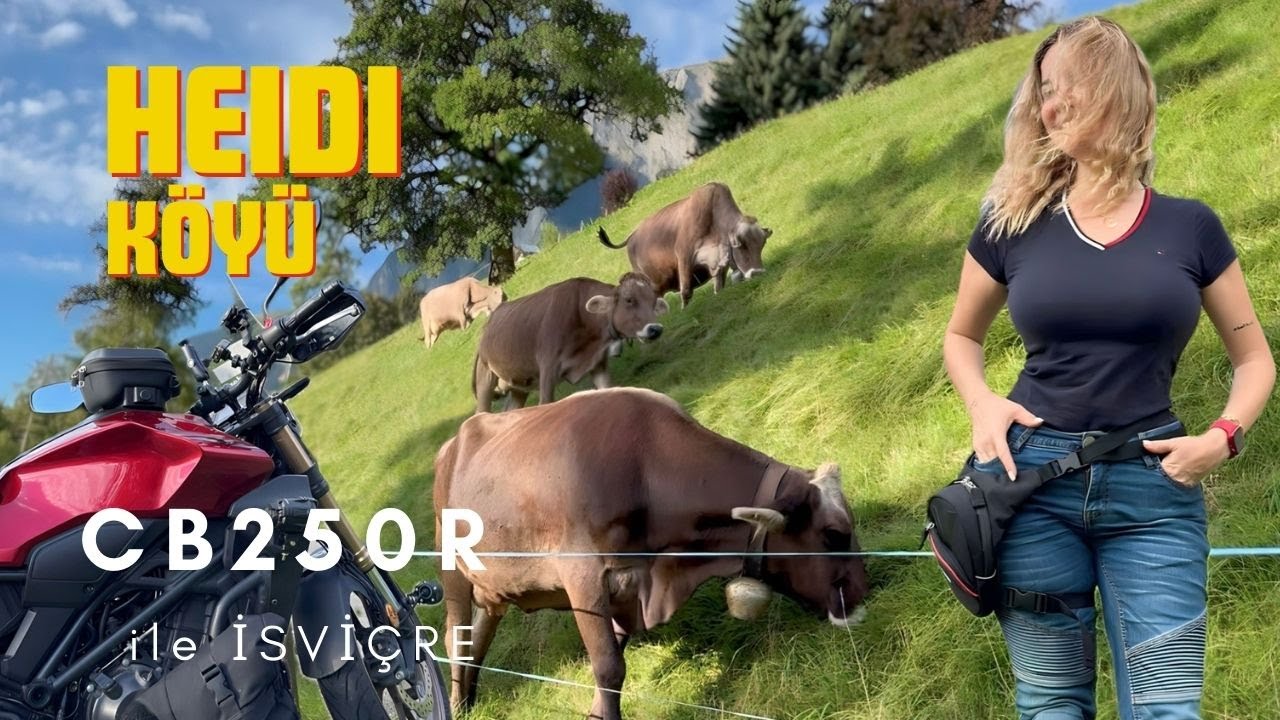 MOTOSİKLET İLE TEK BAŞINA İSVİÇRE!  HEIDIDORF GEZİSİ/AVRUPA TURU- BÖLÜM 14