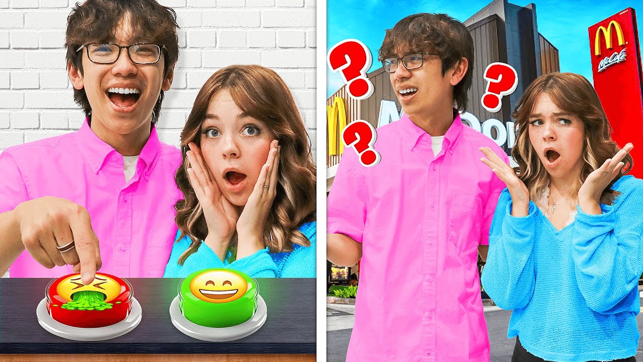 100 MYSTERY BUTTONS Decide Our DATE NIGHT!