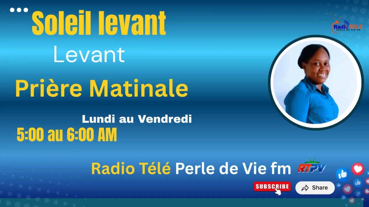 Soleil Levant | Pri&egrave;re Matinal | Pasteur Carline | 4 f&eacute;vrier 2026 | RTPV