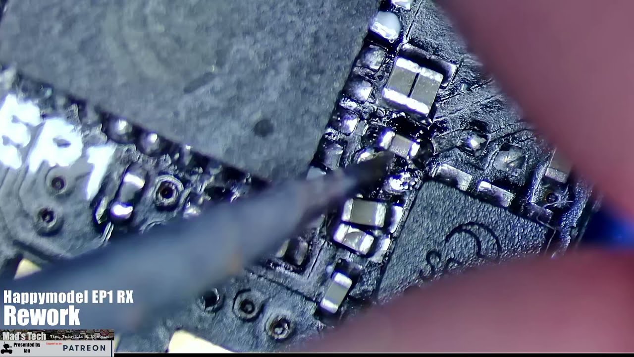 Happymodel EP1 ExpreessLRS RX For FPV - Board Repair Rework