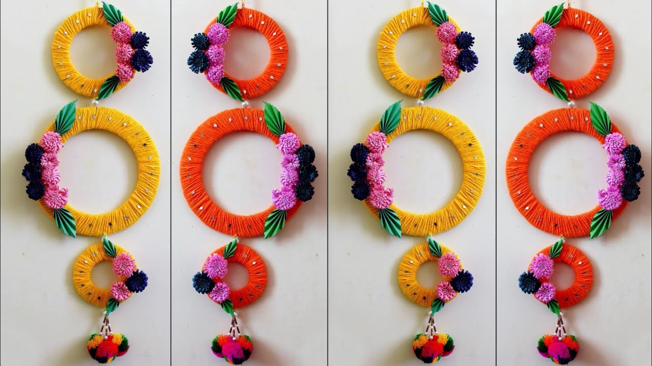Beautiful Wall Hanging Making at Home || DIY Room Decor 2018 || Handmade Things || Showpiece Craft