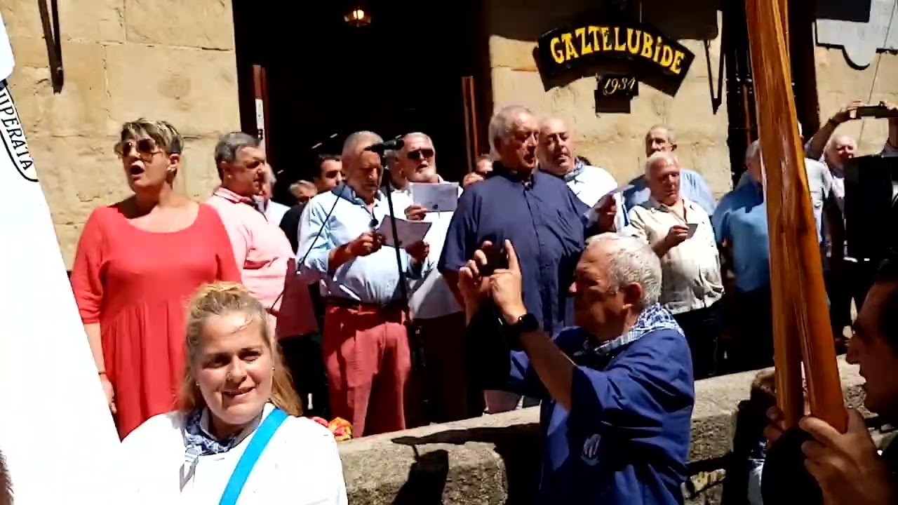 San Sebastián - Donostia. Tamborrada Sociedad Amaikak  Bat. 31-7-2022