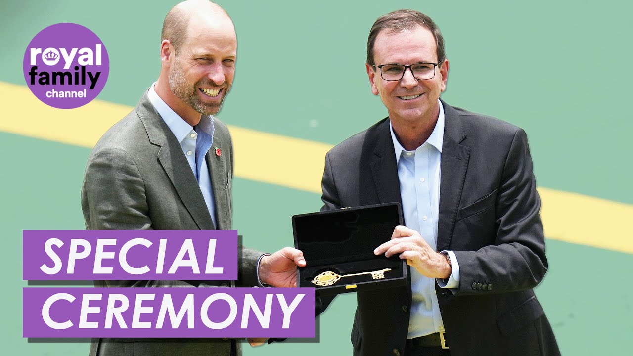 Beaming Prince William Receives Keys to Rio From Mayor Eduardo Paes