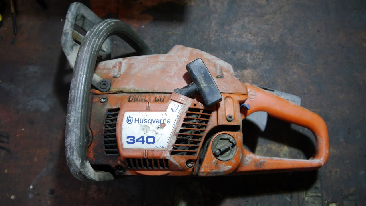 #RPGarażowo. Husqvarna 340. 1999r. Weryfikacja stanu. Klient m&oacute;wił, że pilarz m&oacute;wił ,że to membrana.