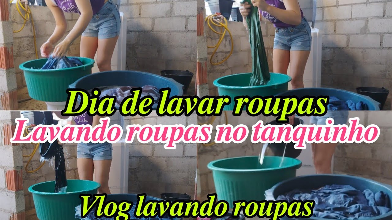 😀DIA DE LAVAR ROUPAS/😊LAVANDO ROUPAS NO TANQUINHO @casinhadadebora2041 