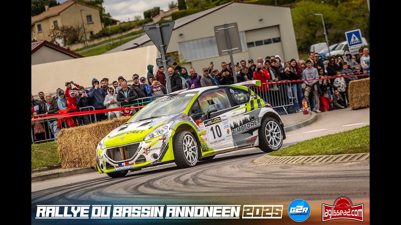 Rallye Annonay 2025 es1 Les mines Sébastien Thiery/ Clément Soy 208t16 r5