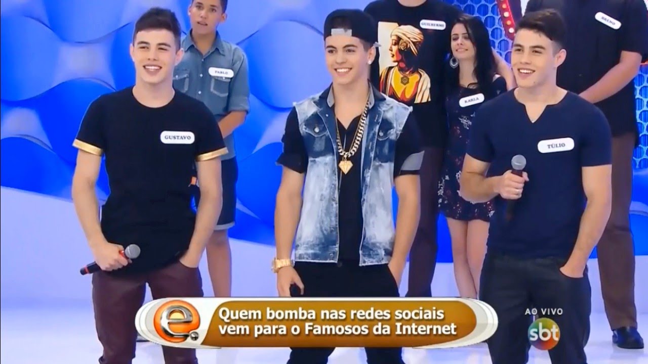 Brothers Rocha e MC Biel dançam juntos no Programa da Eliana