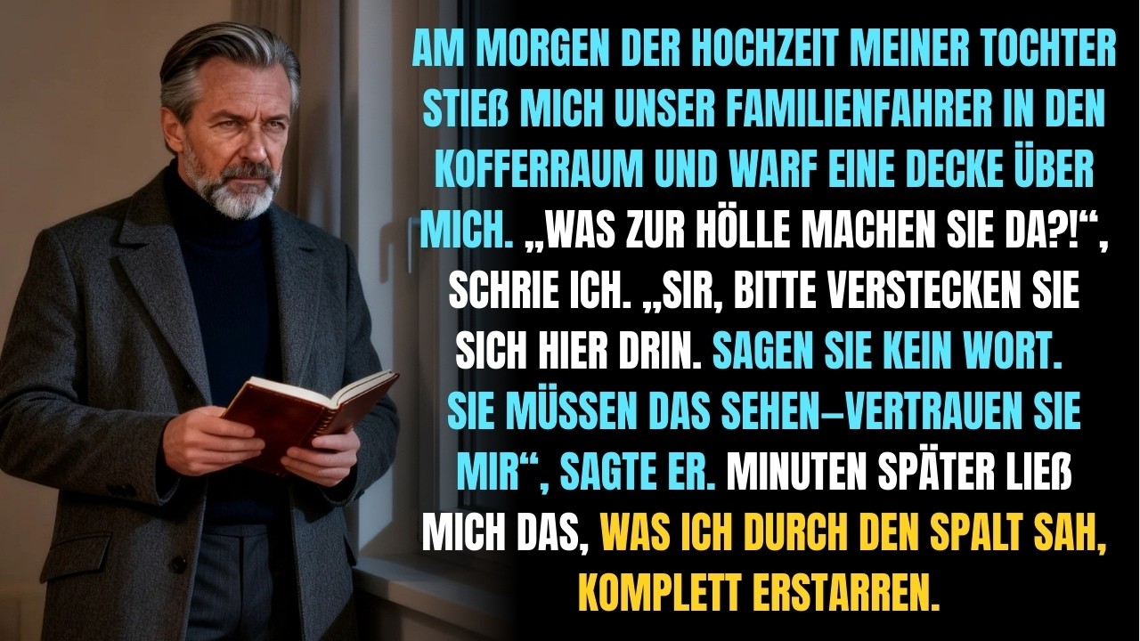 „Sag kein Wort. Vertrau mir“ – Der Fahrer schob mich in den Kofferraum.