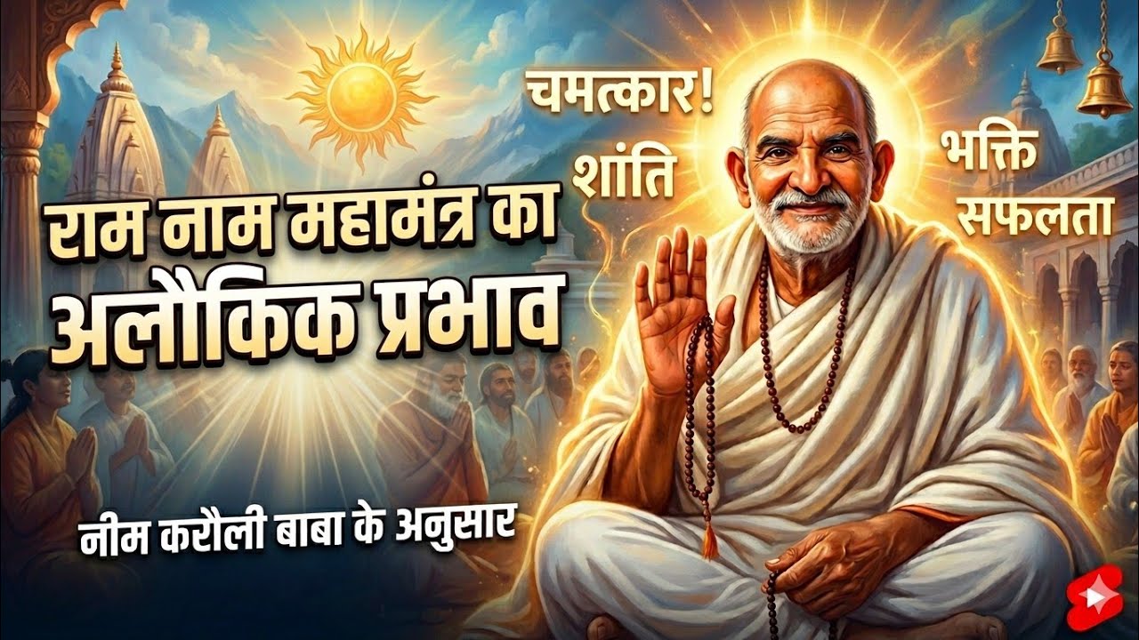 राम नाम ✨🌼 नीम करौली महाराज जी ने बोलते है राम नाम जपने से सब कष्ट दूर हो जाते हैं | 