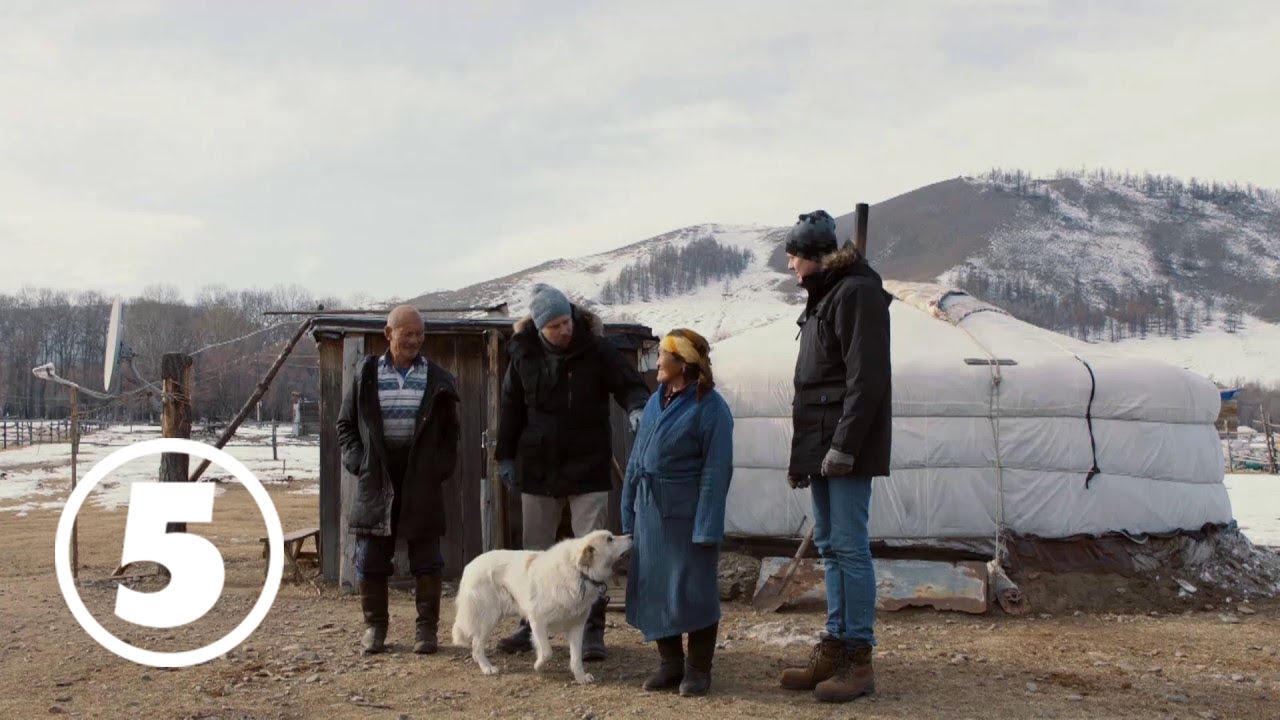Fredrik kan inte sluta peka i Mongoliet