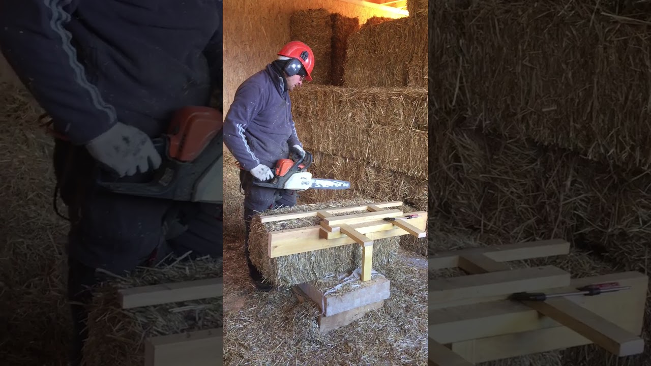 Coupe d’une botte de paille 2