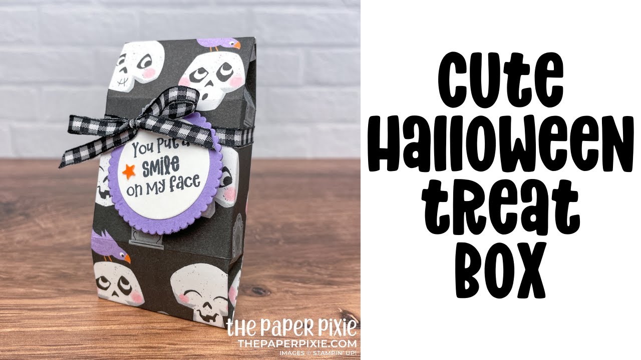 Cute Halloween Treat Box Tutorial