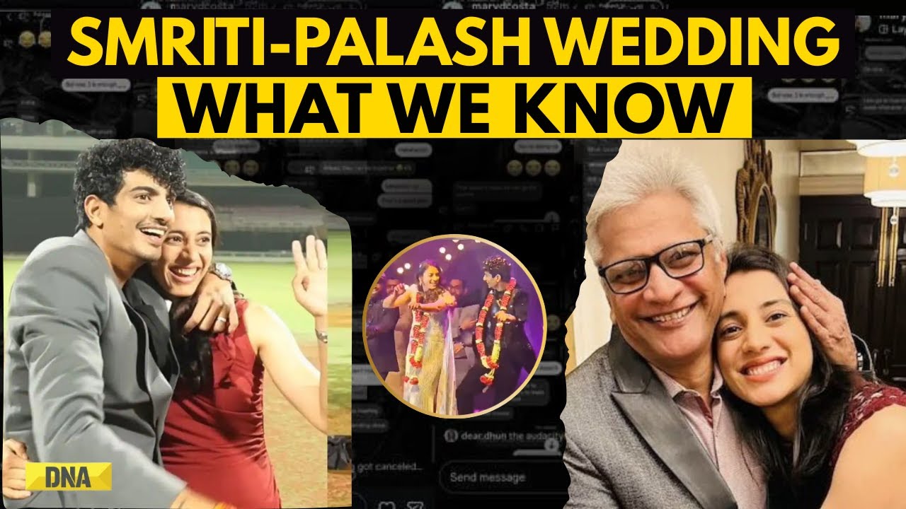 Smriti Mandhana Marriage Update: Smriti Mandhana–Palash Muchhal Wedding Full Update Here