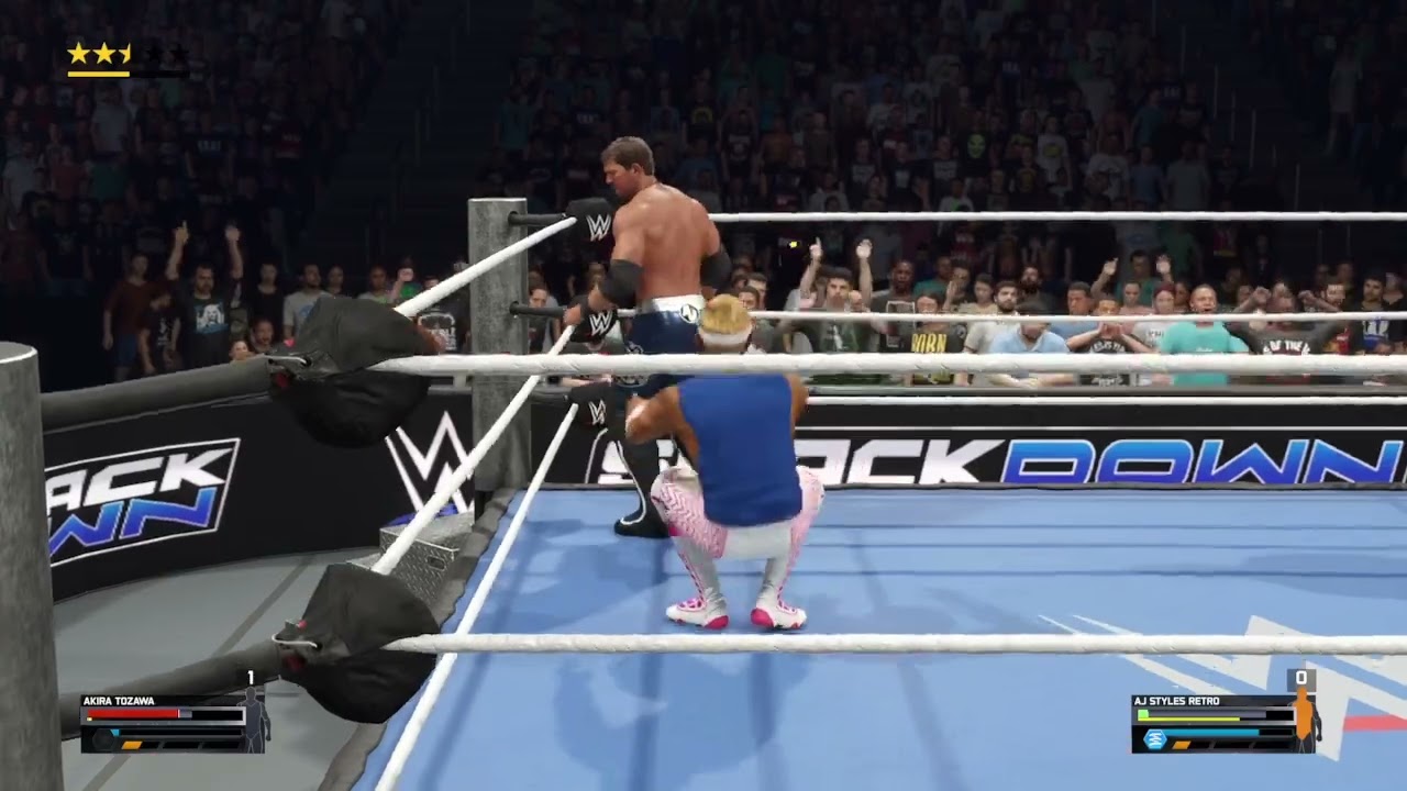 WWE 2k25 world tour japan 2/3 falls match 