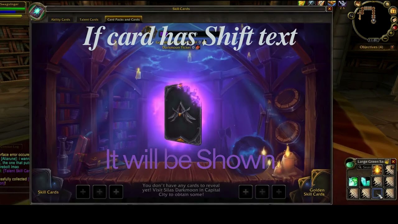 Skill Card Chronicles Ascension WoW: Arcane Infusion