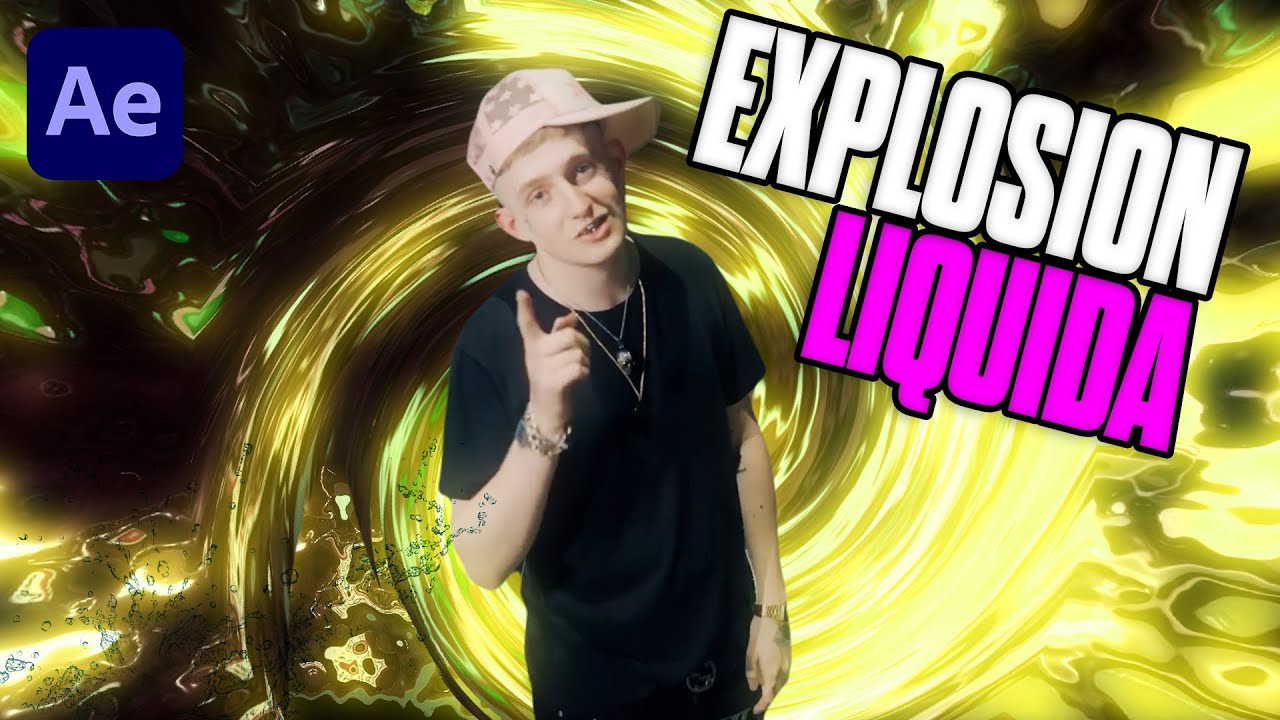 EXPLOSI&Oacute;N LIQUIDA PARA TU VIDEO MUSICAL DE TRAP - EFECTO AL ESTILO YEAT [AFTER EFFECTS]