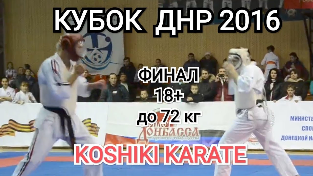 Кубок ДНР по косики каратэ 2016.Финал.Поддубный С. - Рамазанов Т. (RUS 🇷🇺)