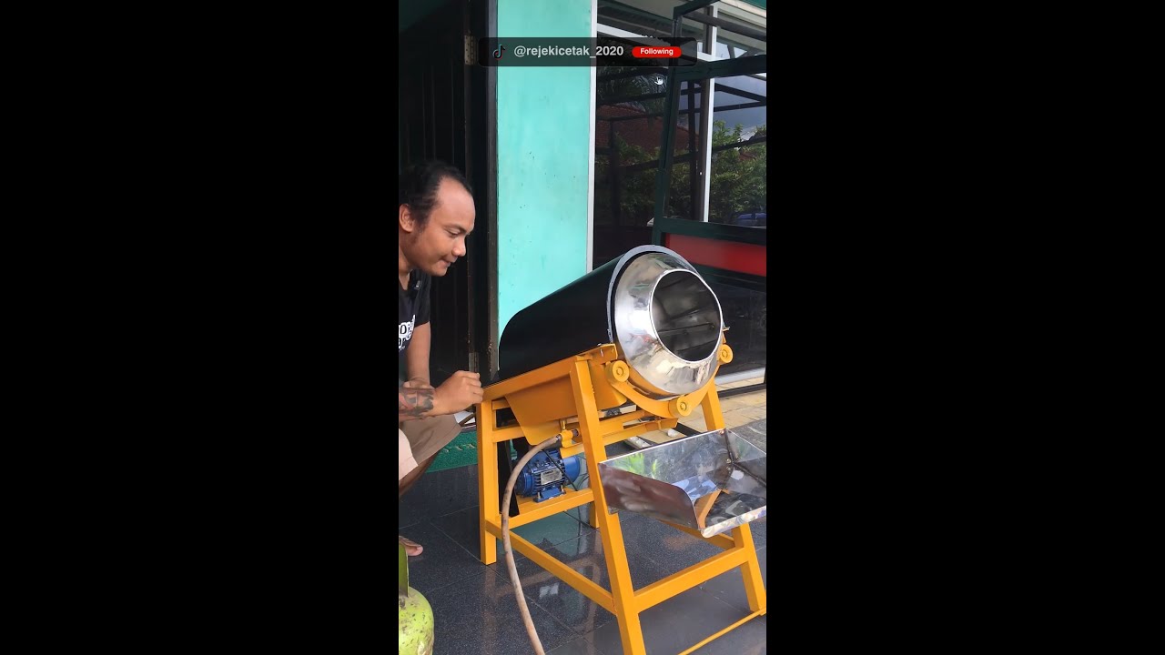 Uji Coba Mesin Sangrai Serbaguna