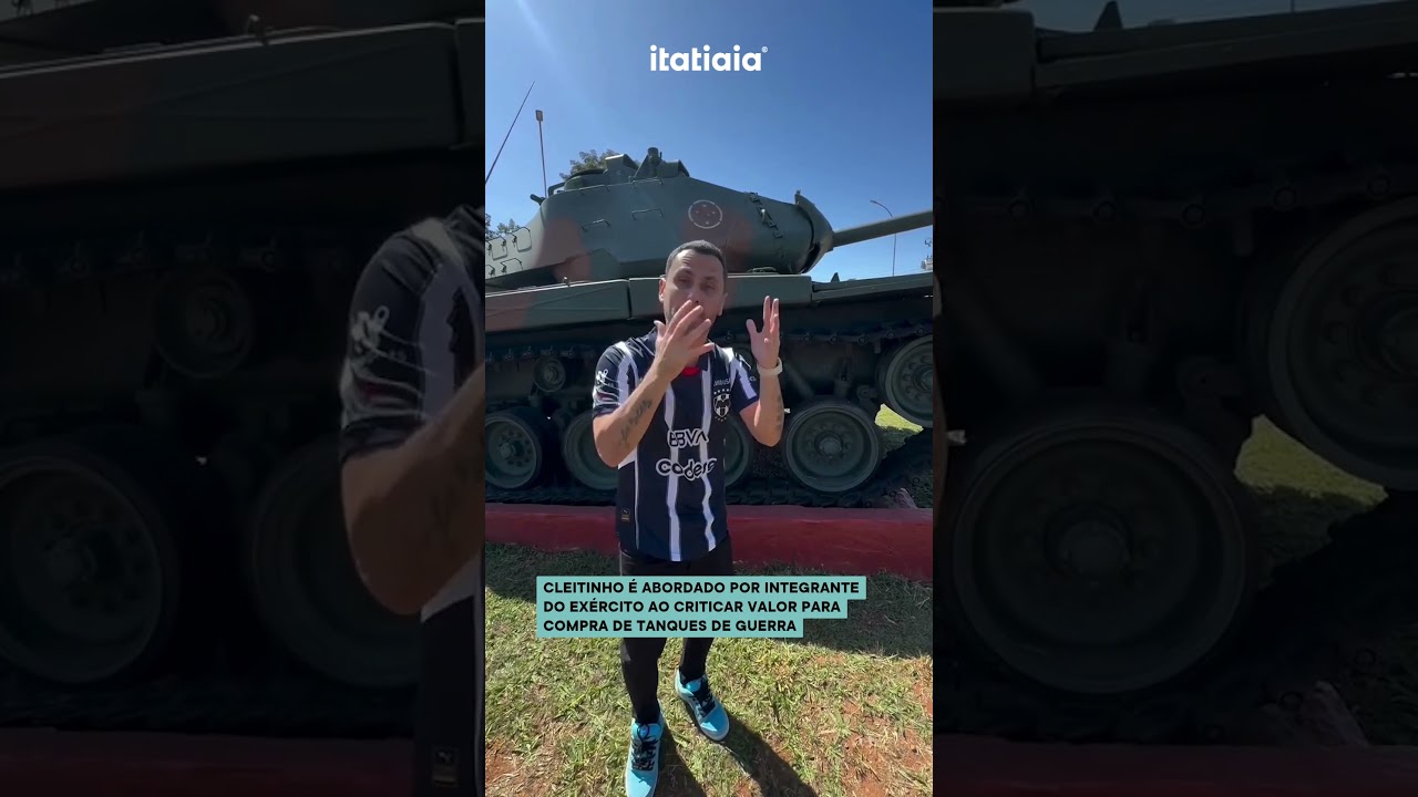CLEITINHO CRITICA COMPRA DE TANQUES DE GUERRA PELO GOVERNO LULA E &Eacute; ABORDADO PELO EX&Eacute;RCITO