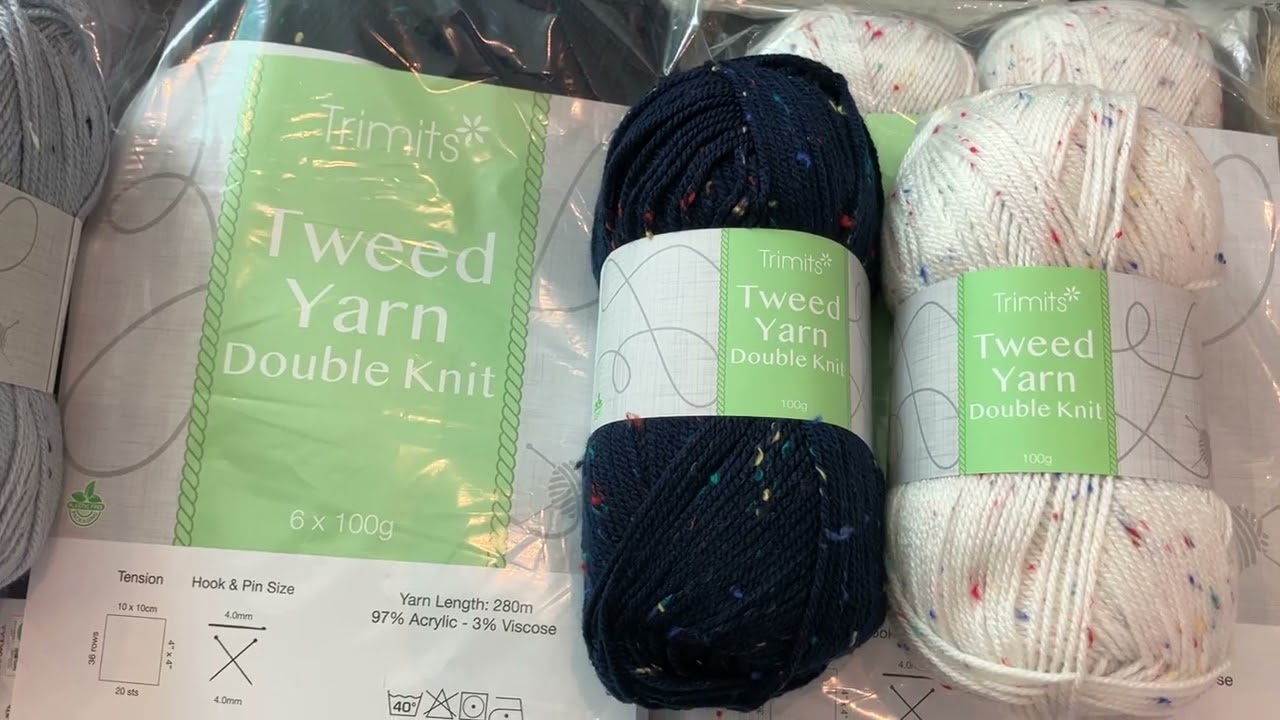 Trimits Tweed DK Yarn revue 