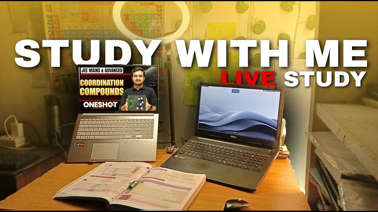 STUDY WITH ME 🔥 | Manzil Live Class | Productive Live Study Session | MHF Vlogs